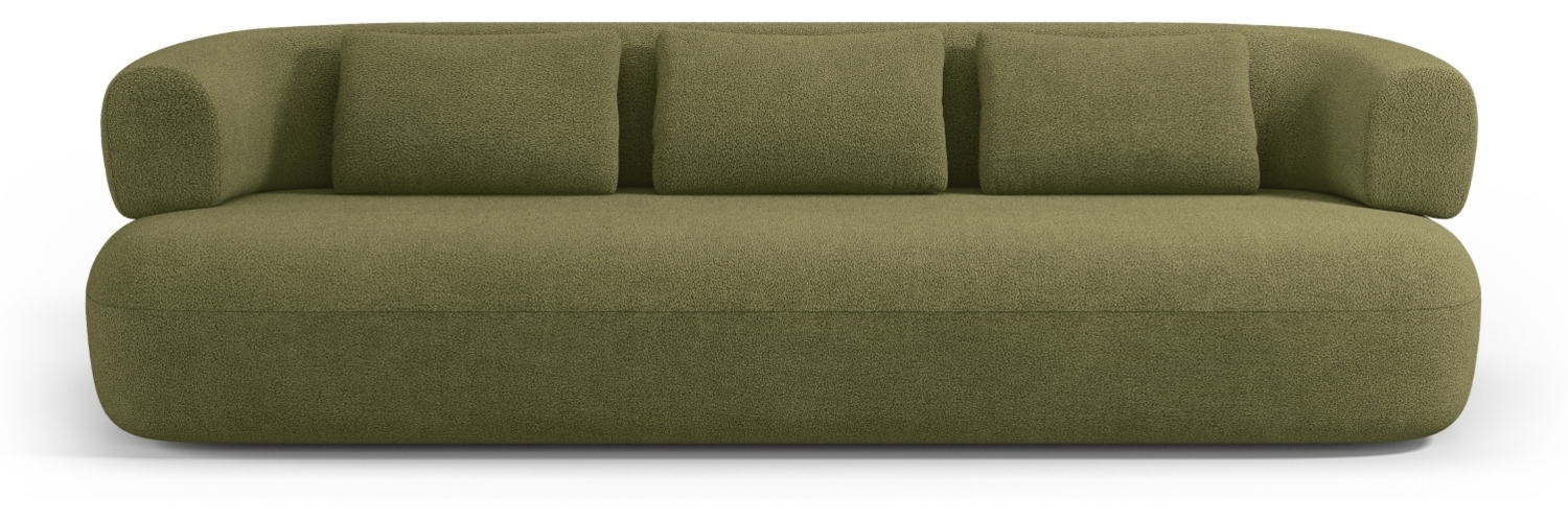 Micadoni Sofa Jenny 4-Sitzer Boucle Grün Bild 1