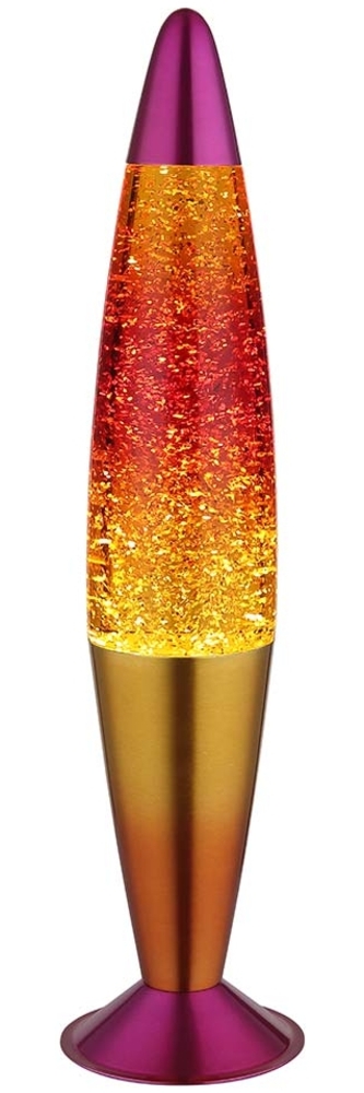 LED Lavalampe, bunt, Glitzereffekt, H 40 cm Bild 1