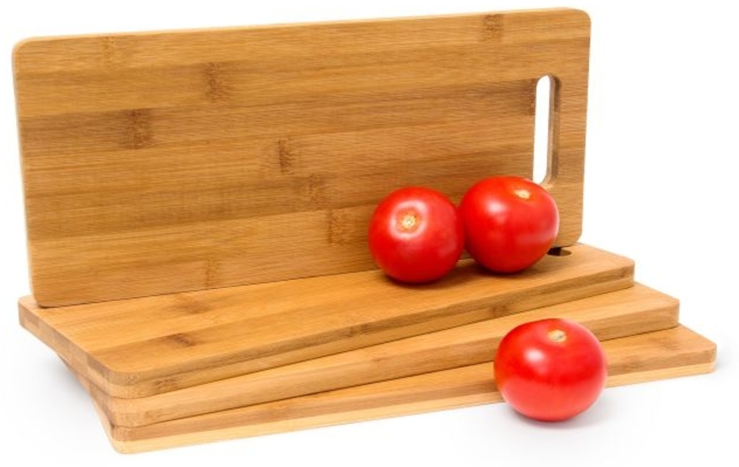 8 x Schneidebrett Bambus mit Griff Bild 1