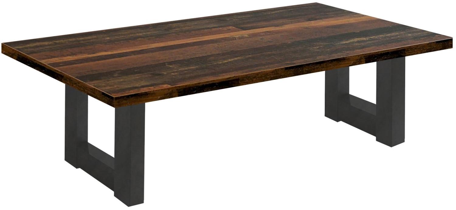 Couchtisch Etti 4 120 x 70 x 47 Wohnzimmertisch Schwarzstahl/Texas Oak 13583-120 Bild 1