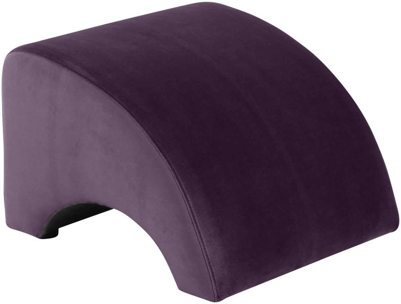 Hocker Kajsa Bezug Samtvelours Kunststoff / purple 21293 Bild 1