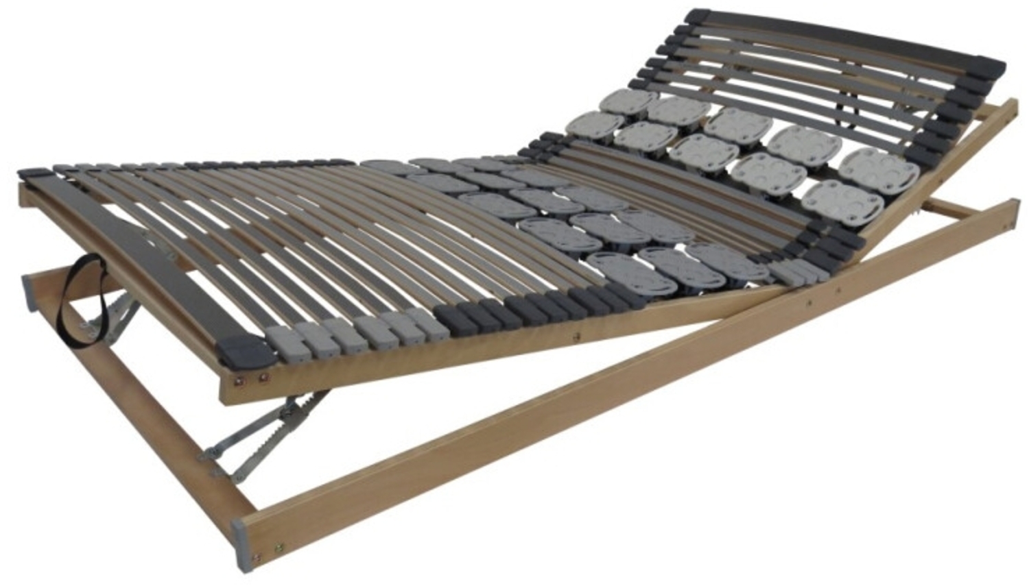 Bettenkiste Kombi Flex KRF - Lattenrost mit Leisten + Teller, KRF verstellbar 140x200 cm Bild 1