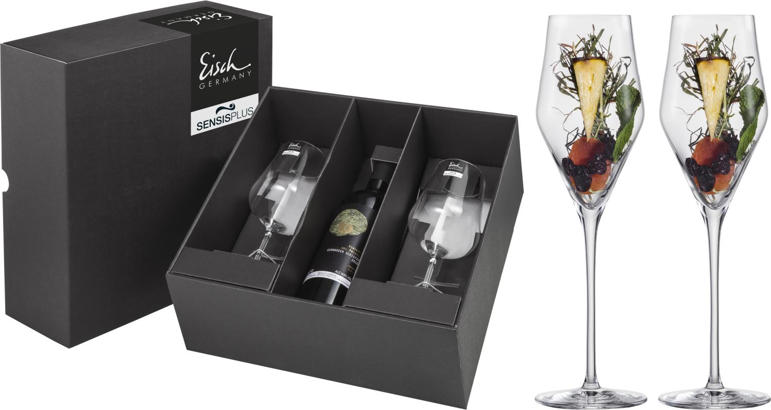 Eisch Champagnerglas 2er Set Cuvée Sky Sensis plus, Schaumweinglas, Kristallglas, 260 ml, 25183070 Bild 1