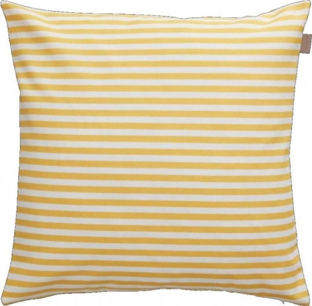 Gant Home Kissenhülle Stripe Cushion Warm Yellow (50x50cm) 853099601-716 Bild 1