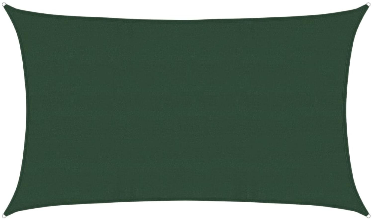 vidaXL Sonnensegel 160 g/m² Dunkelgrün 5x8 m HDPE 311468 Bild 1