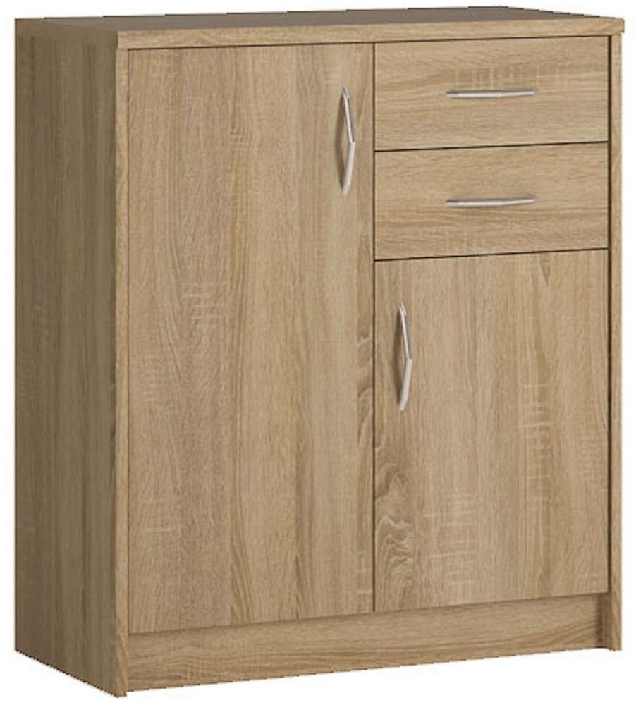 Kommode SCONTO Sideboard Anrichte 74cm 2-türig mit 2 Schubladen Bild 1