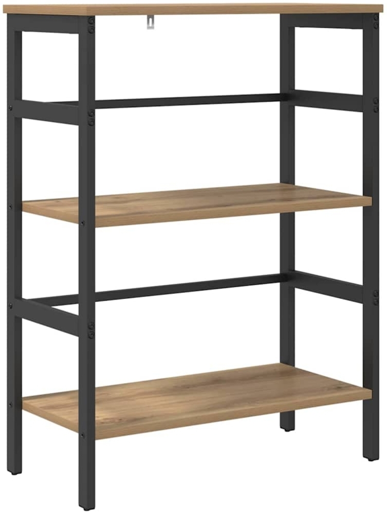 vidaXL Bücherregal Artisan-Eiche 60 x 29,5 x 81 cm Holzwerkstoff 883921 Bild 1