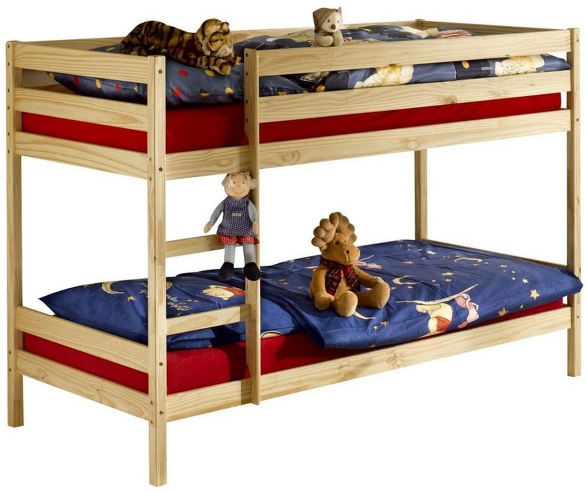 IDIMEX Etagenbett FELIX, Etagenbett Doppelstockbett Hochbett Kinder Bett Kiefer massiv 90x200 n Bild 1