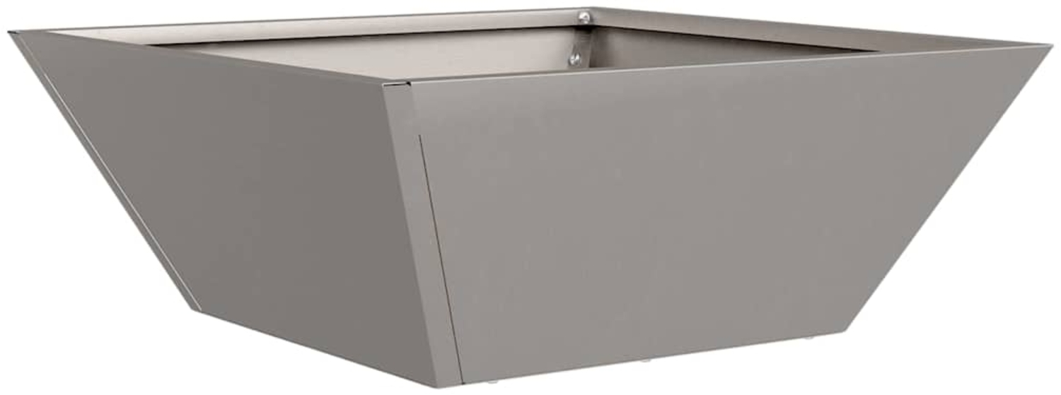 vidaXL Garten-Pflanzgefäß Rostig 40 x 40 x 15 cm Wetterfeststahl 873822 Bild 1