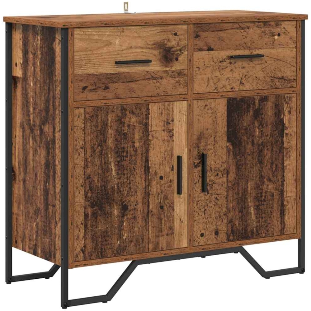 vidaXL Sideboard Altholz 79.5 x 35.5 x 74.5 cm Holzwerkstoff 883566 Bild 1