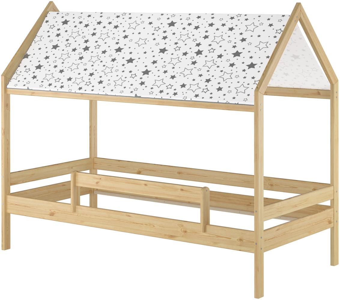 Kinderbett Hausbett 90x200 Massivholz Einzelbett V-60. 58-09 ohne Zubehör Bild 1