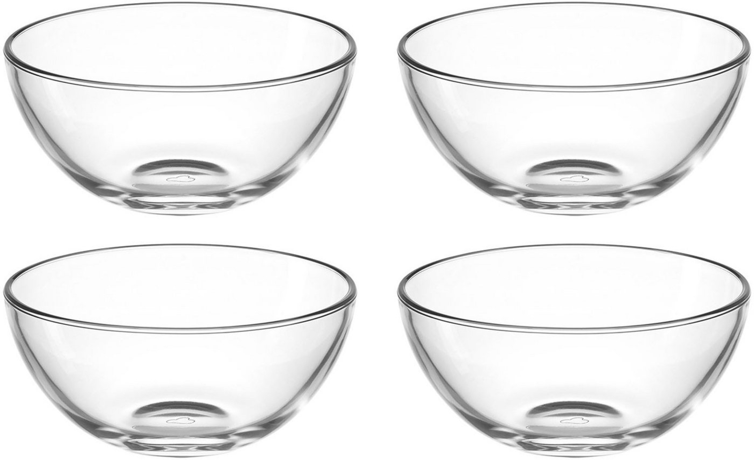 LEONARDO Schale CUCINA, 4er-Set, Glas, (Set, 4-tlg), Spülmaschinengeeignet Bild 1