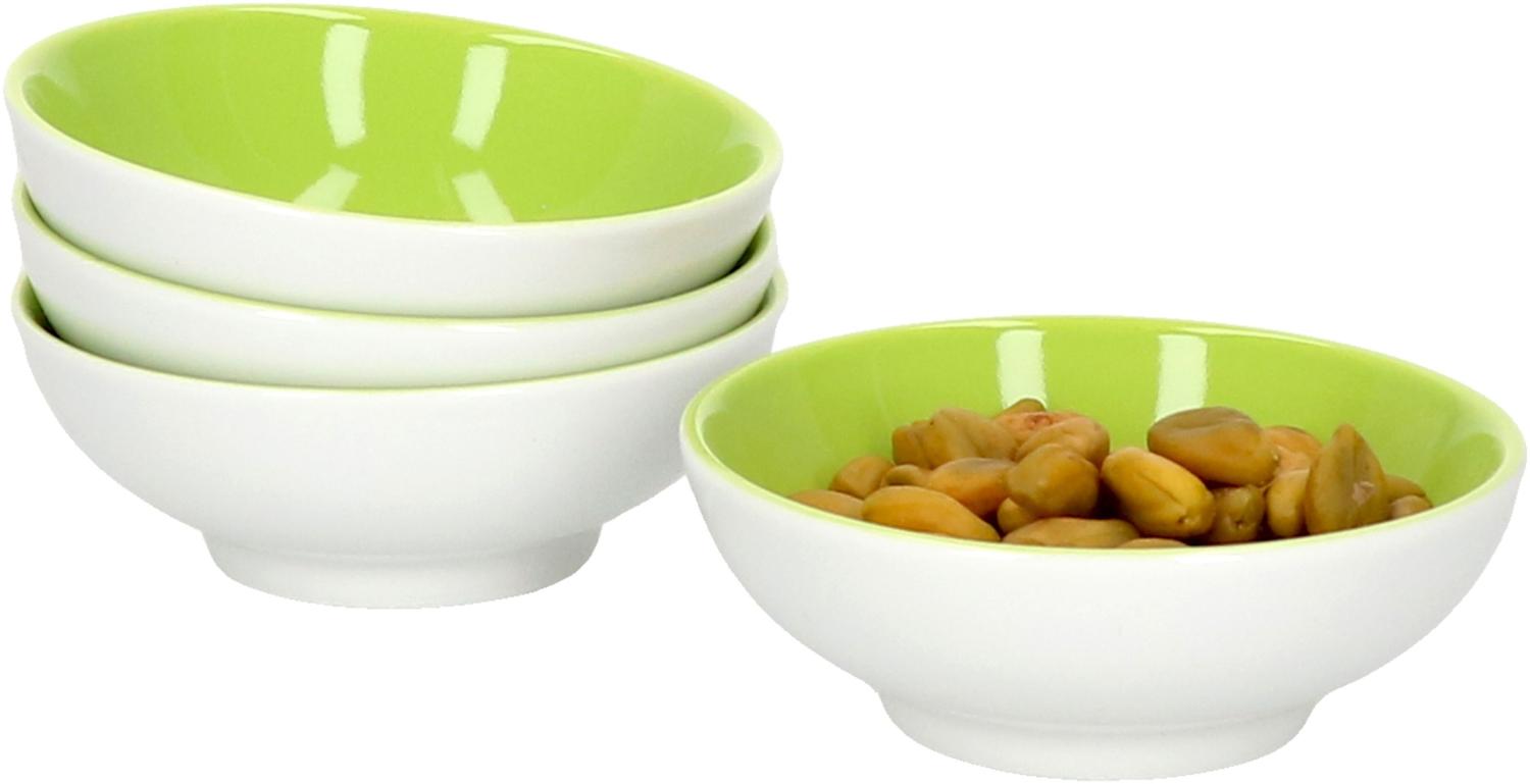 4er Set Doppio Schalen flach Ø 8 cm Grün Snack-Schüssel Dessert-Bowl Ritzenhoff Bild 1