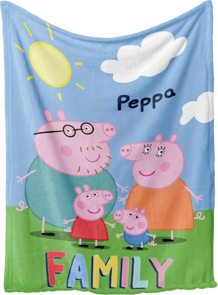 Babydecke Decke Peppa Wutz, Peppa Pig Bild 1