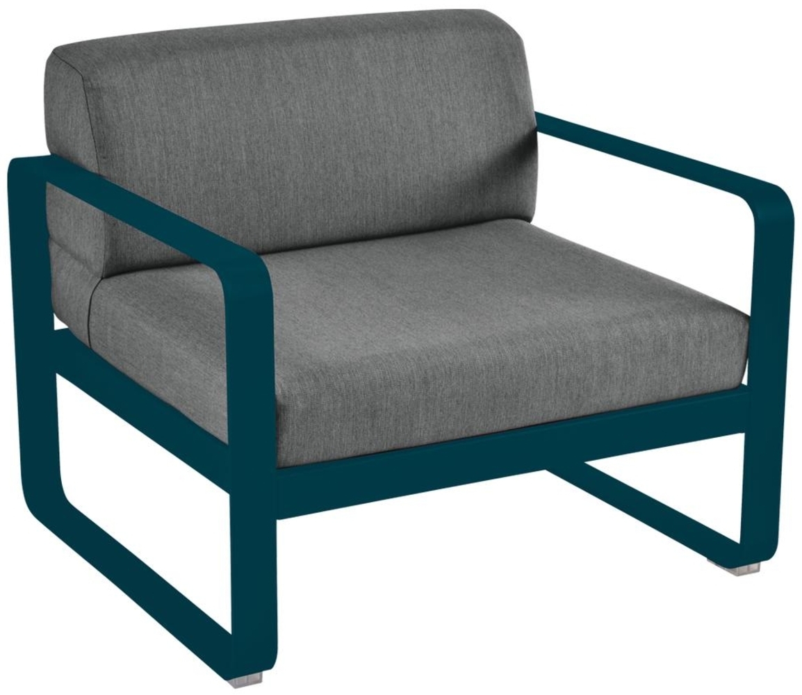 Bellevie Lounge-Sessel Outdoor 21 Acapulcoblau A3 Graphitgrau Bild 1