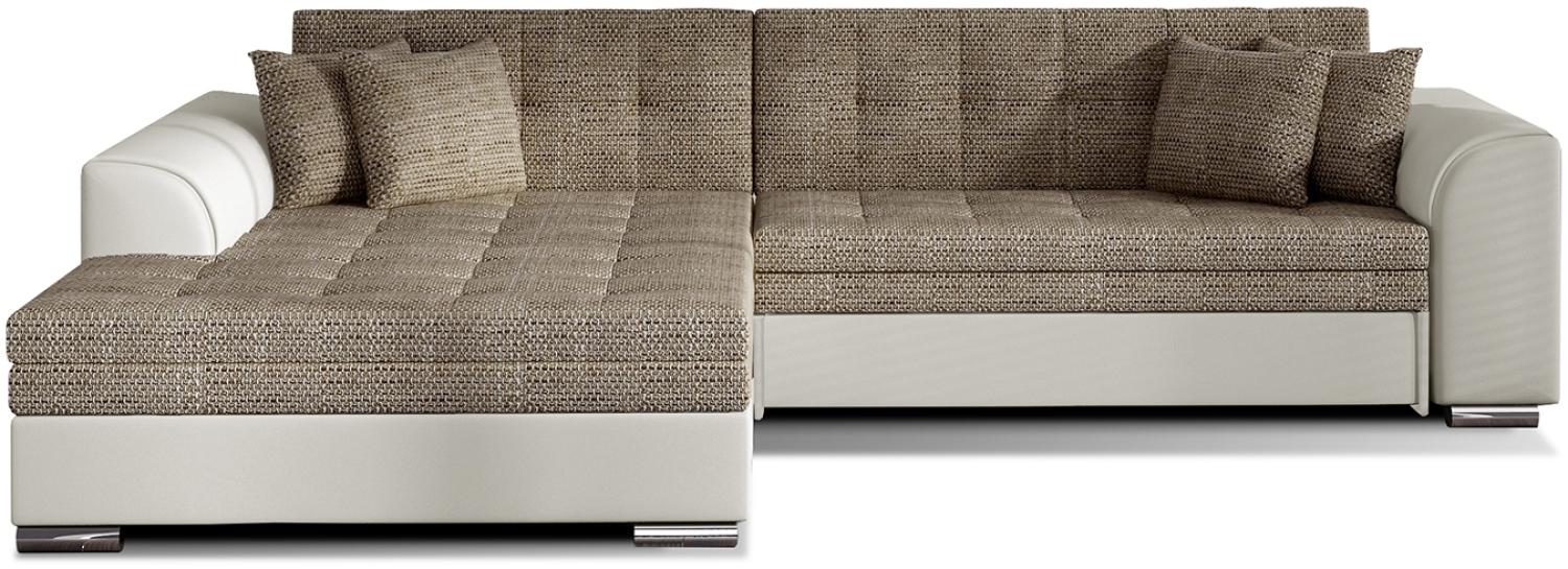 ELTAP 'Sorento', Ecksofa, Eckcouch, Beige, 78 x 194 x 296 cm, Links Bild 1