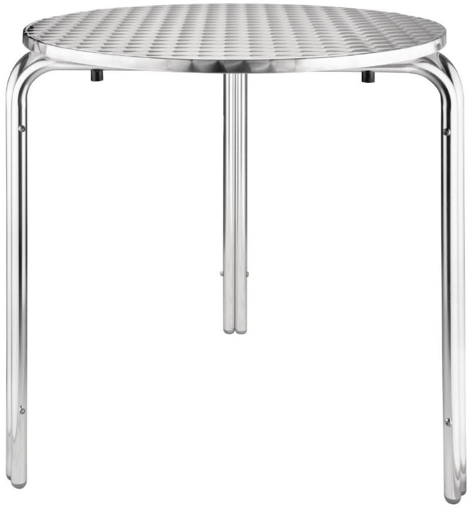 Bolero Runder Bistrotisch Edelstahl 3 Beine 70Cm Bild 1