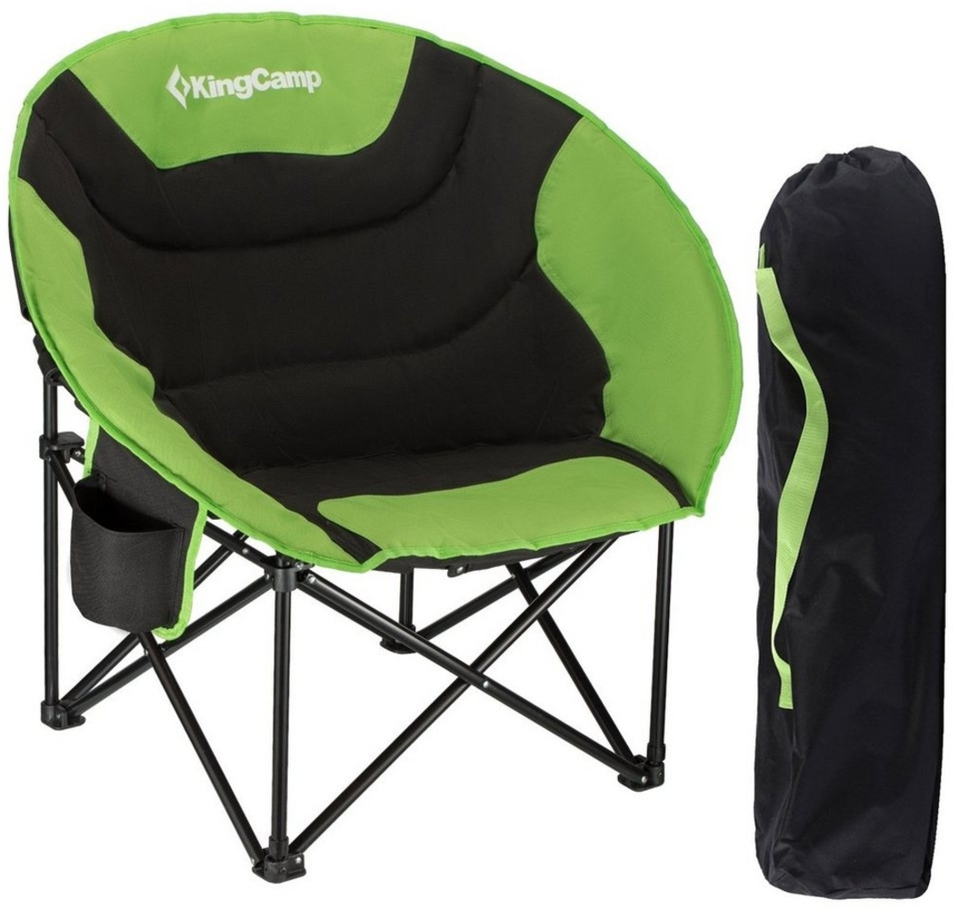 KingCamp Campingstuhl MoonChair L Camping Klapp Stuhl, Falt Sessel Garten Angel Outdoor 120 kg Bild 1