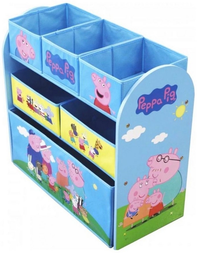 HTI-Living Kinderregal Kinderregal Aufbewahrungsregal 3 Etagen Peppa Pig Bild 1