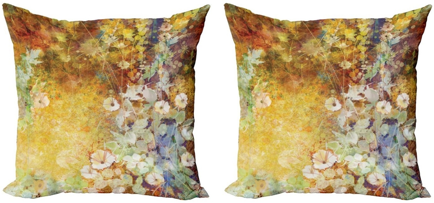 Abakuhaus Kissenbezüge Modern Accent Doppelseitiger Digitaldruck, (2 Stück), Herbst Herbstsaison Laubblätter Bild 1