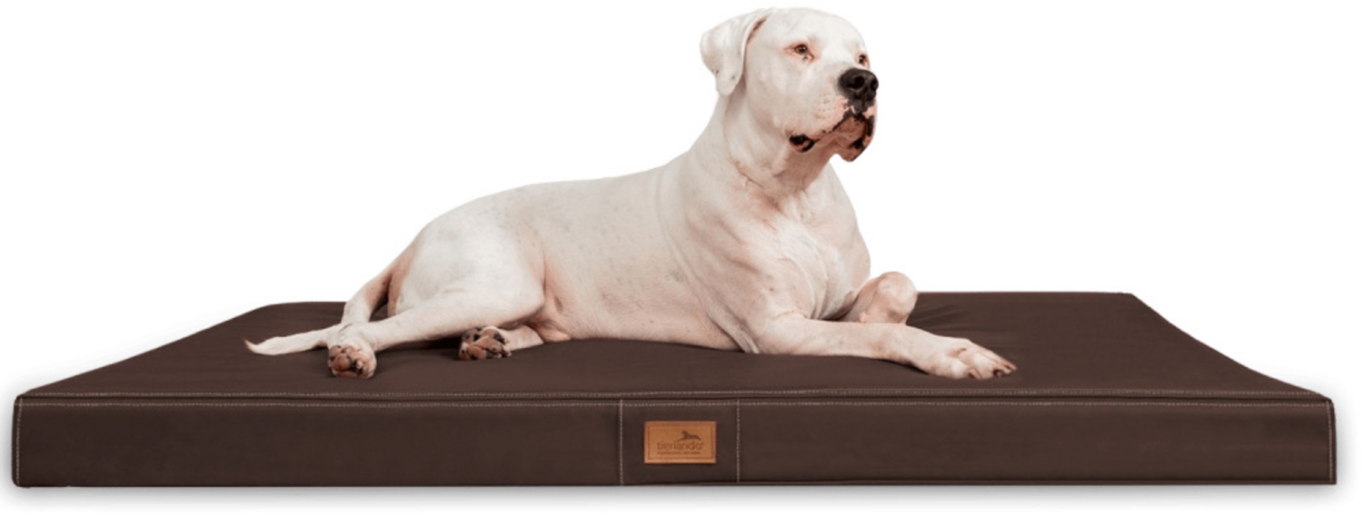 OSCAR EASY CLEAN Orthopädische Hundematratze - 120x90cm, 01 Braun Bild 1