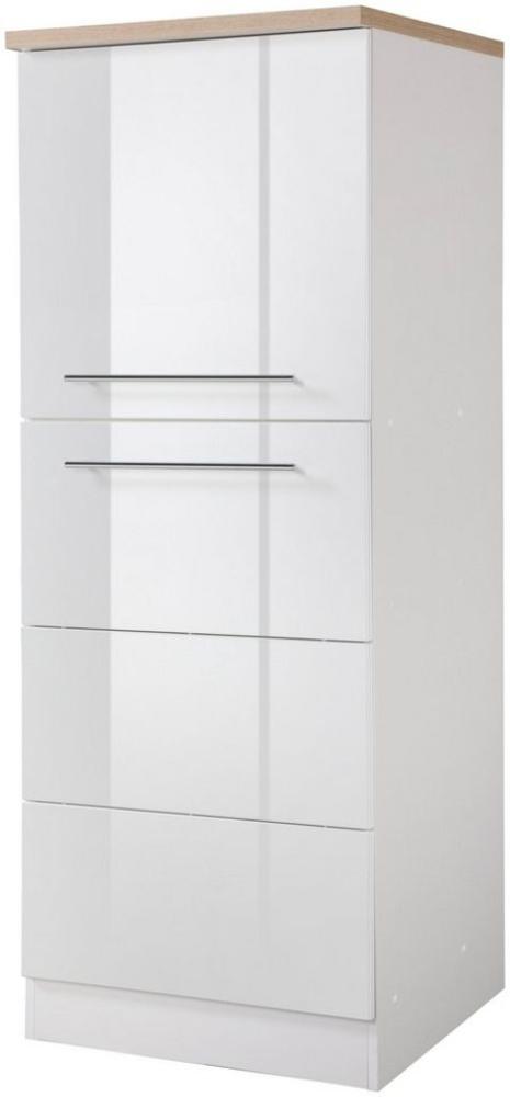 KOCHSTATION Seitenschrank KS-Wien Breite 60 cm, Höhe 165 cm, Türanschlag wechselbar Bild 1