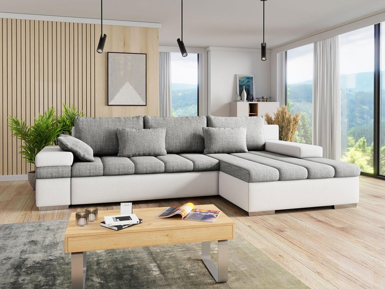 Ecksofa Bangkok, Seite: Rechts, Farbe: Soft 017 + Lawa 05 Bild 1