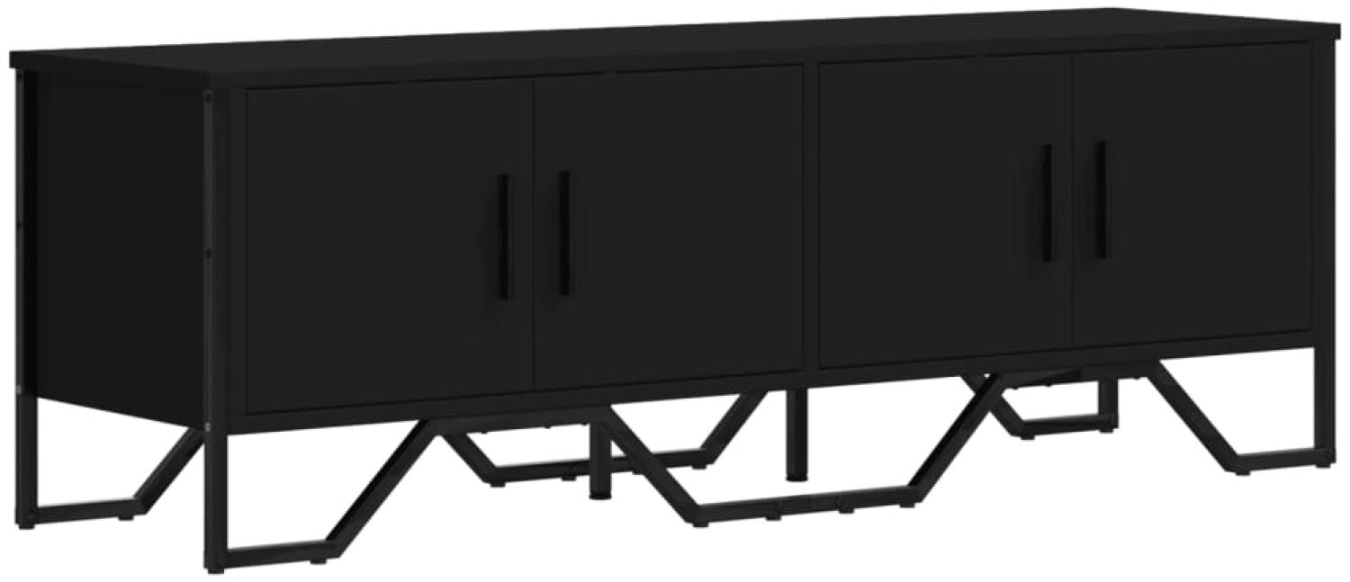 vidaXL TV-Schrank Schwarz 122x34x41 cm Holzwerkstoff 848584 Bild 1
