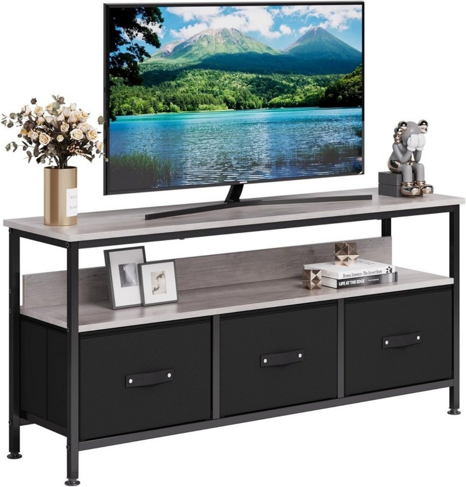 GarveeMore TV-Schrank Fernsehschrank TV Schrank für Fernseher bis zu 55 '' Bild 1