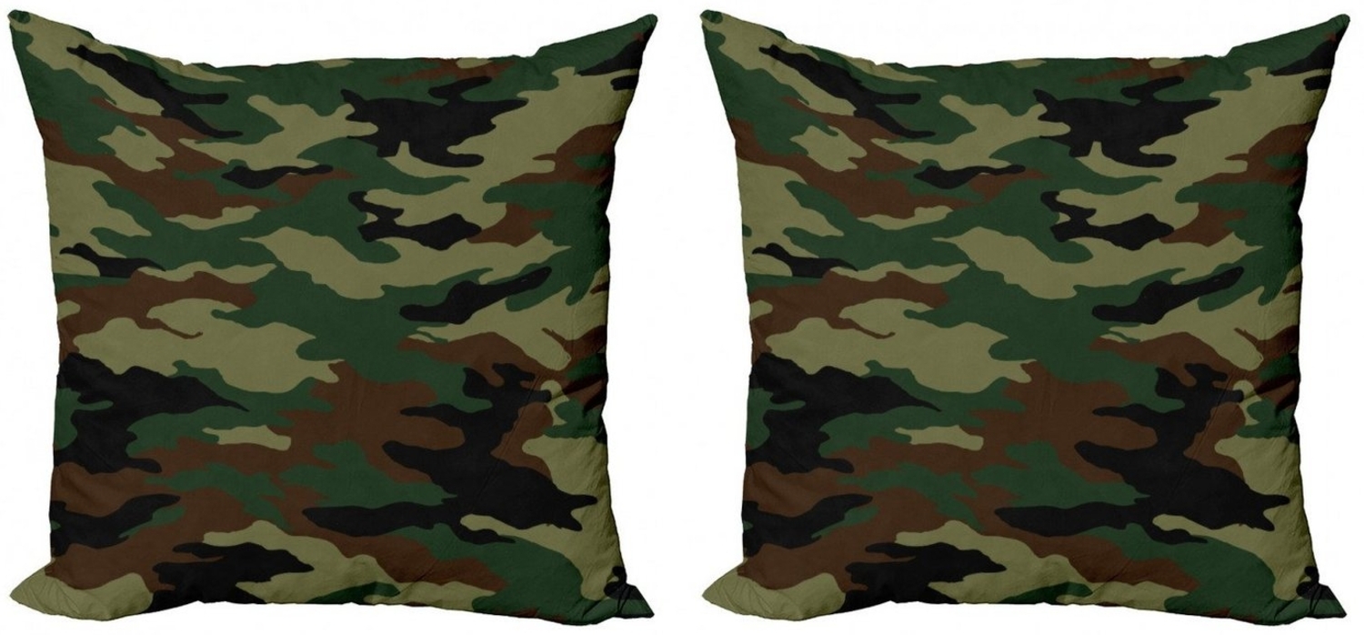 Abakuhaus Kissenbezüge Modern Accent Doppelseitiger Digitaldruck, (2 Stück), Camo Uniform Inspired Mode Bild 1