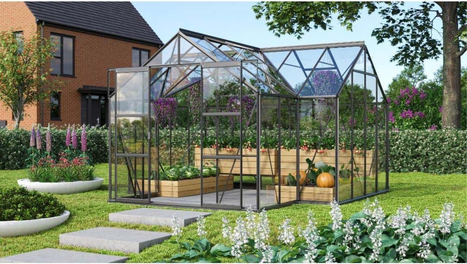 Vitavia Gewächshaus Sirius Orangerie, ESG 3mm, alu Bild 1