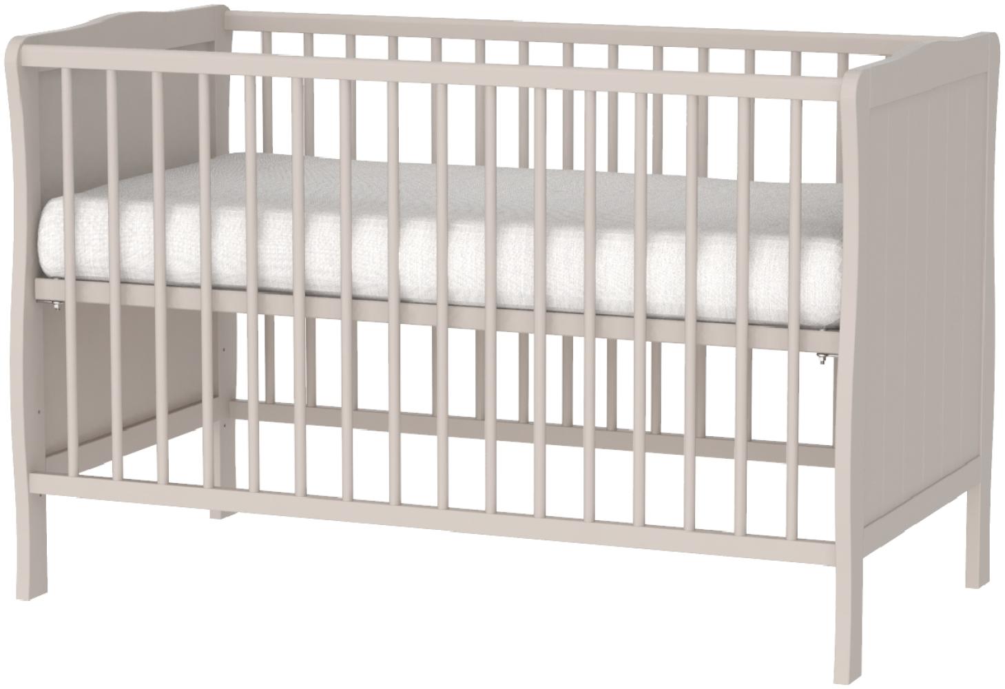 Europe Baby Sarah II Babybett Oatmeal 60 x 120 cm Bild 1