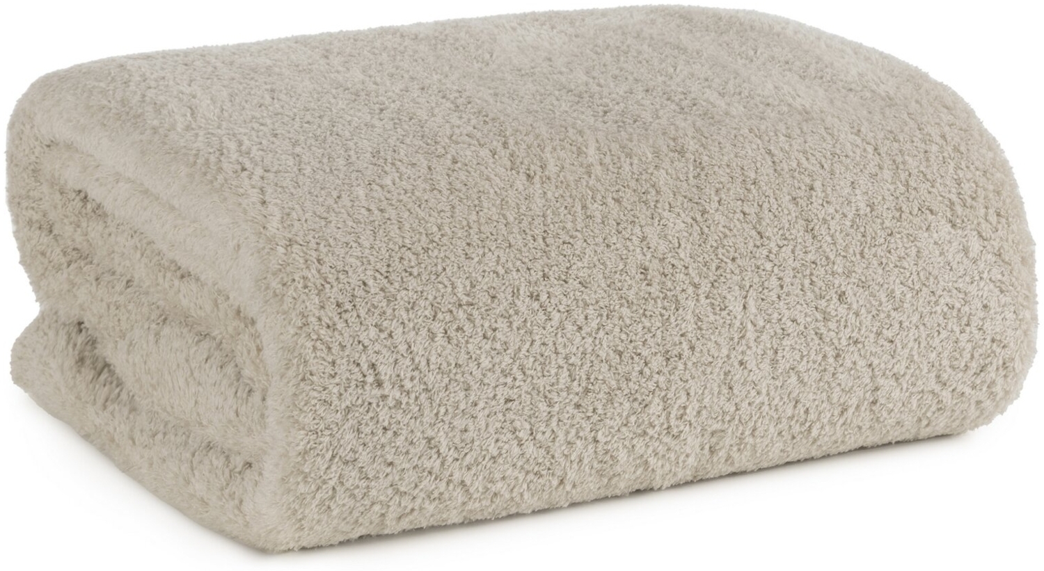 Dicke Wohndecke Kuscheldecke Sofadecke Tagesdecke Couchdecke Weiche Decke LORI beige 220x200 cm beige Bild 1