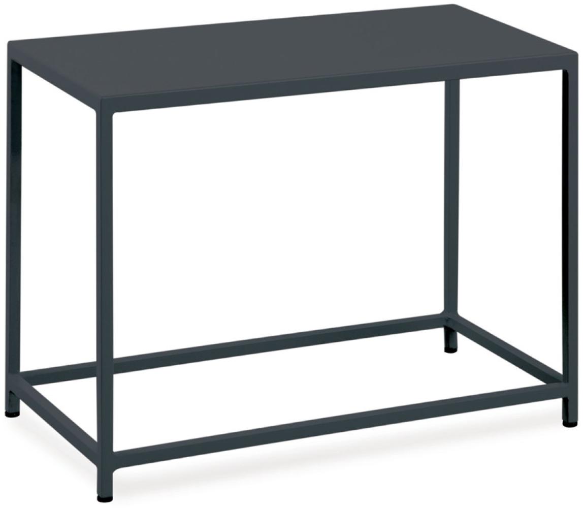 Outdoor Beistelltisch Daisy 60x30x45 cm schwarz NE Bild 1