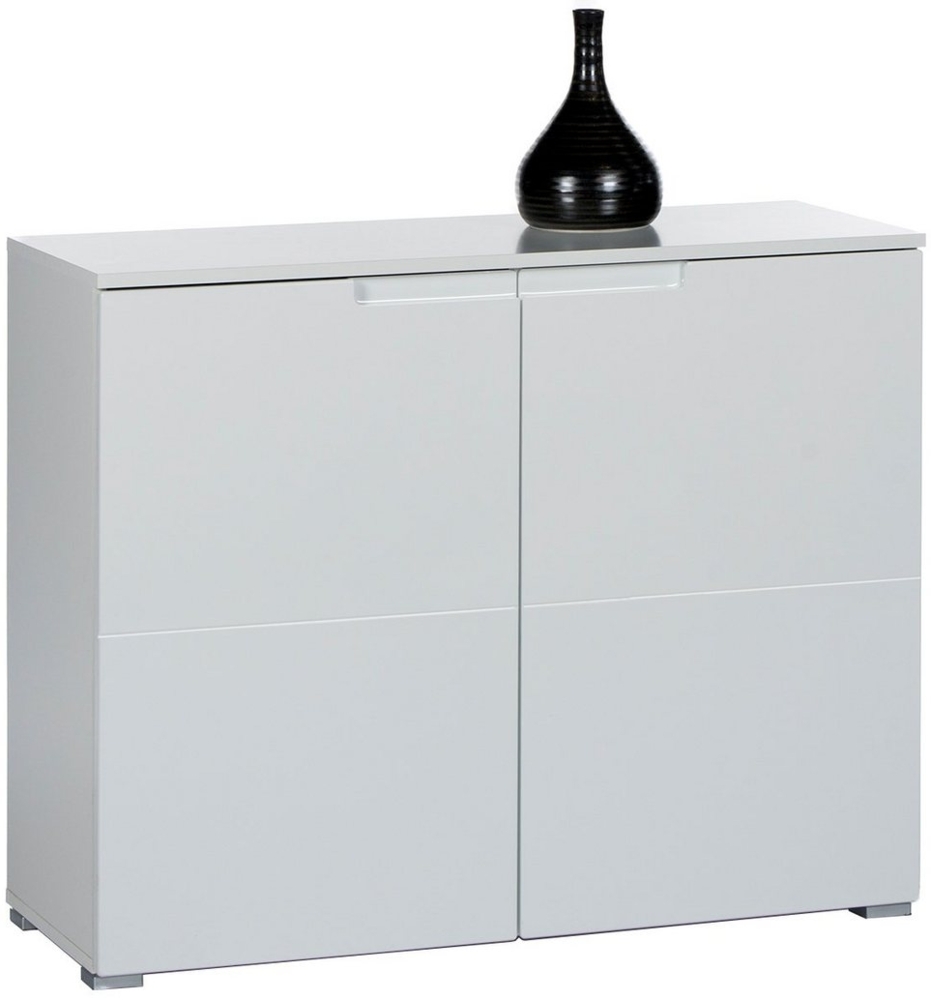 Kommode >Suzette< in Weiß aus MDF - 100x80x40cm (BxHxT) Bild 1