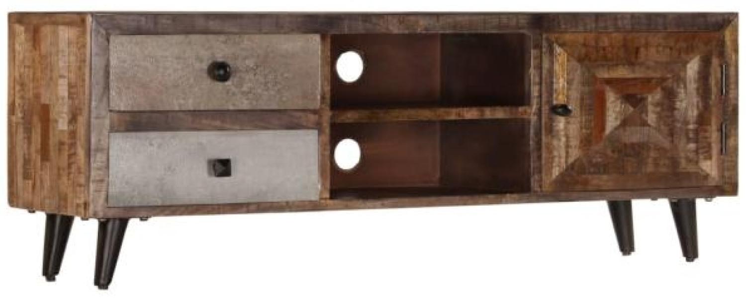 vidaXL TV-Schrank 118x30x40 cm Massivholz Mango 247330 Bild 1