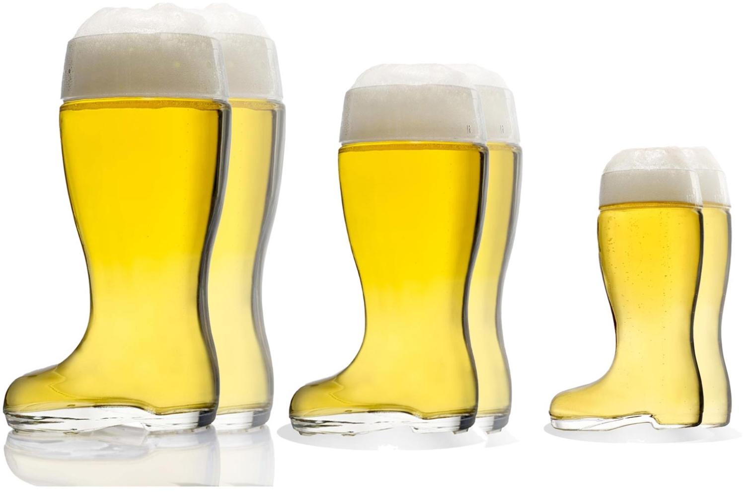 Stölzle Oberglas Stiefel Bierglas Set 6-teilig Bild 1