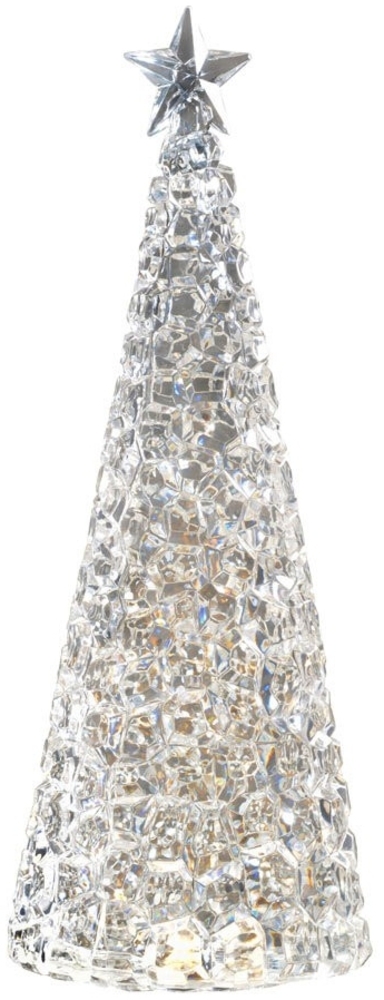 Sompex GLAMOR Tischleuchte Weihnachtsbaum Dekoleuchte Silber 33 cm Bild 1