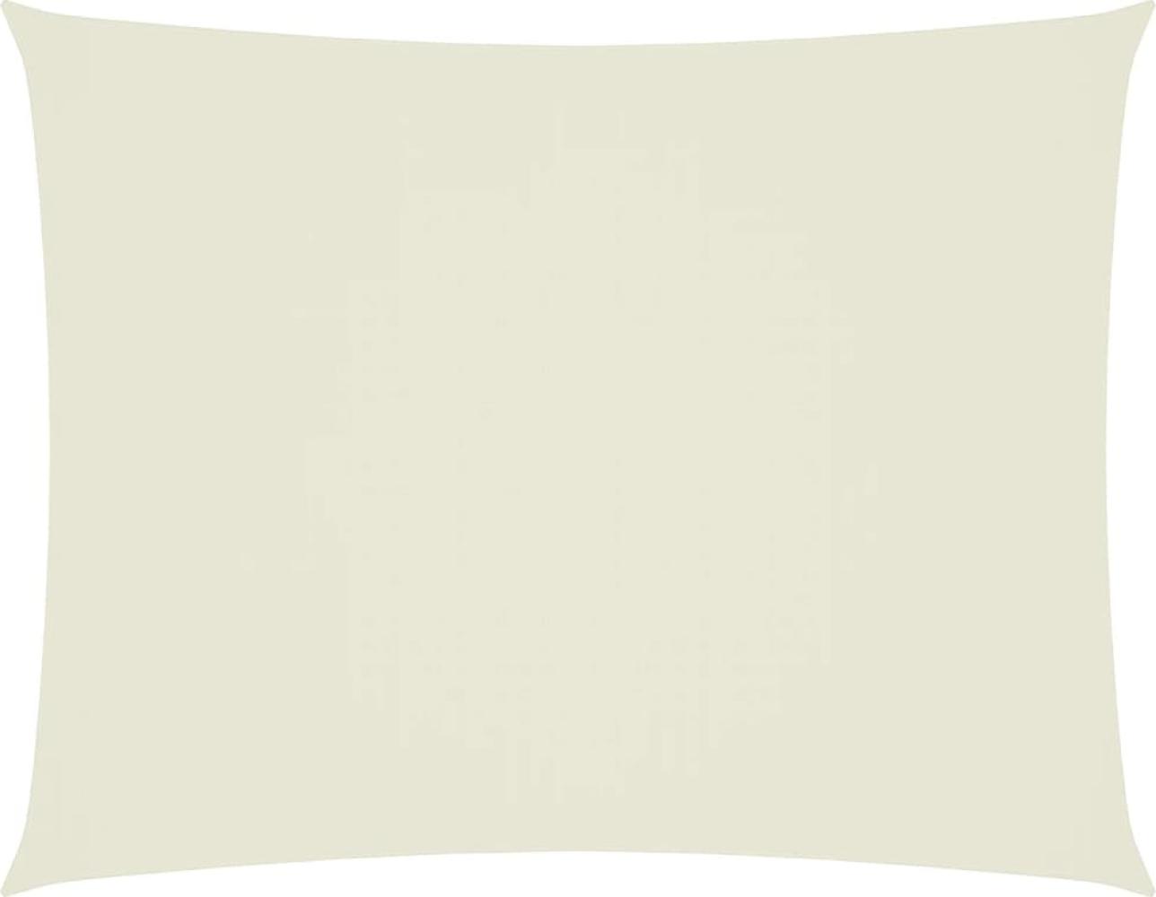 vidaXL Sonnensegel Oxford-Gewebe rechteckig 5x6 m Creme Bild 1