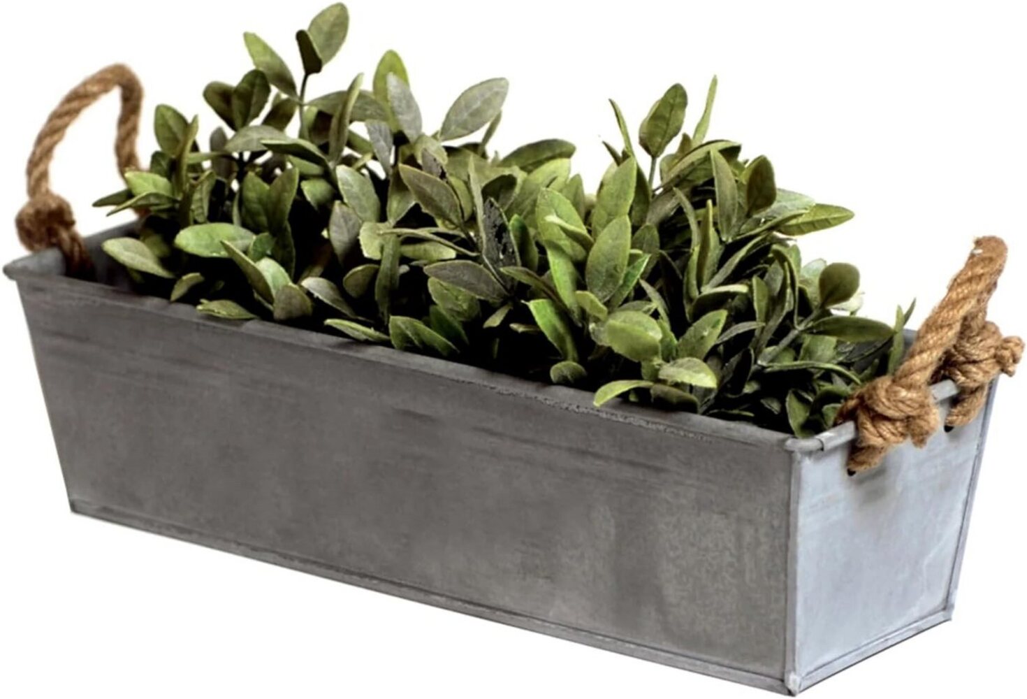 LB H&F Lilienburg Balkonkasten Blumenkasten Balkonkasten 44cm Zink Pflanzkasten Metall Pflanzgefäß (blumentopf kräuterkasten kräuter hochbeet balkon pflanztopf patina modern blumengefäß blumenkübel fensterbank topf übertopf rechteckig pflanzkübel rostd... Bild 1