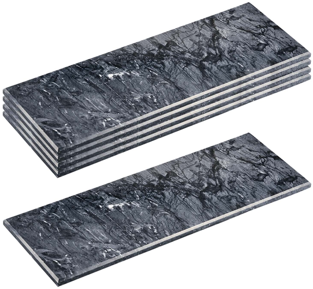 5 Stück Buffetplatte aus Marmor - 38 x 13 cm Bild 1