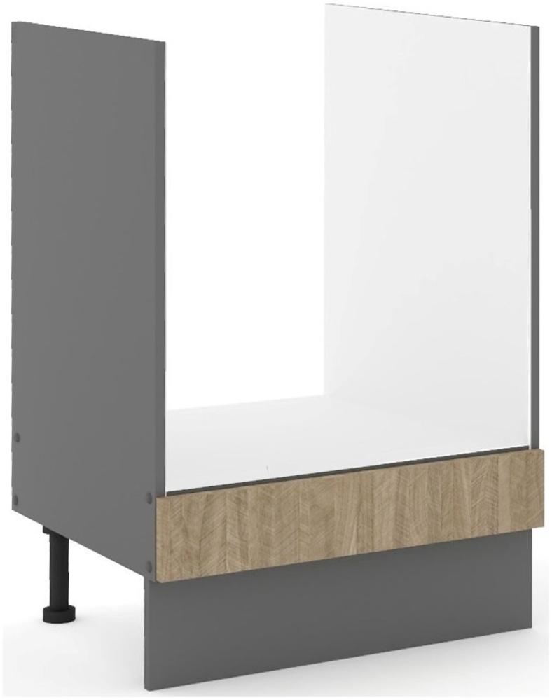 Küche SCANDI Herdschrank 60 cm Fischgrät Küchenzeile Küchenblock Einbauküche Bild 1