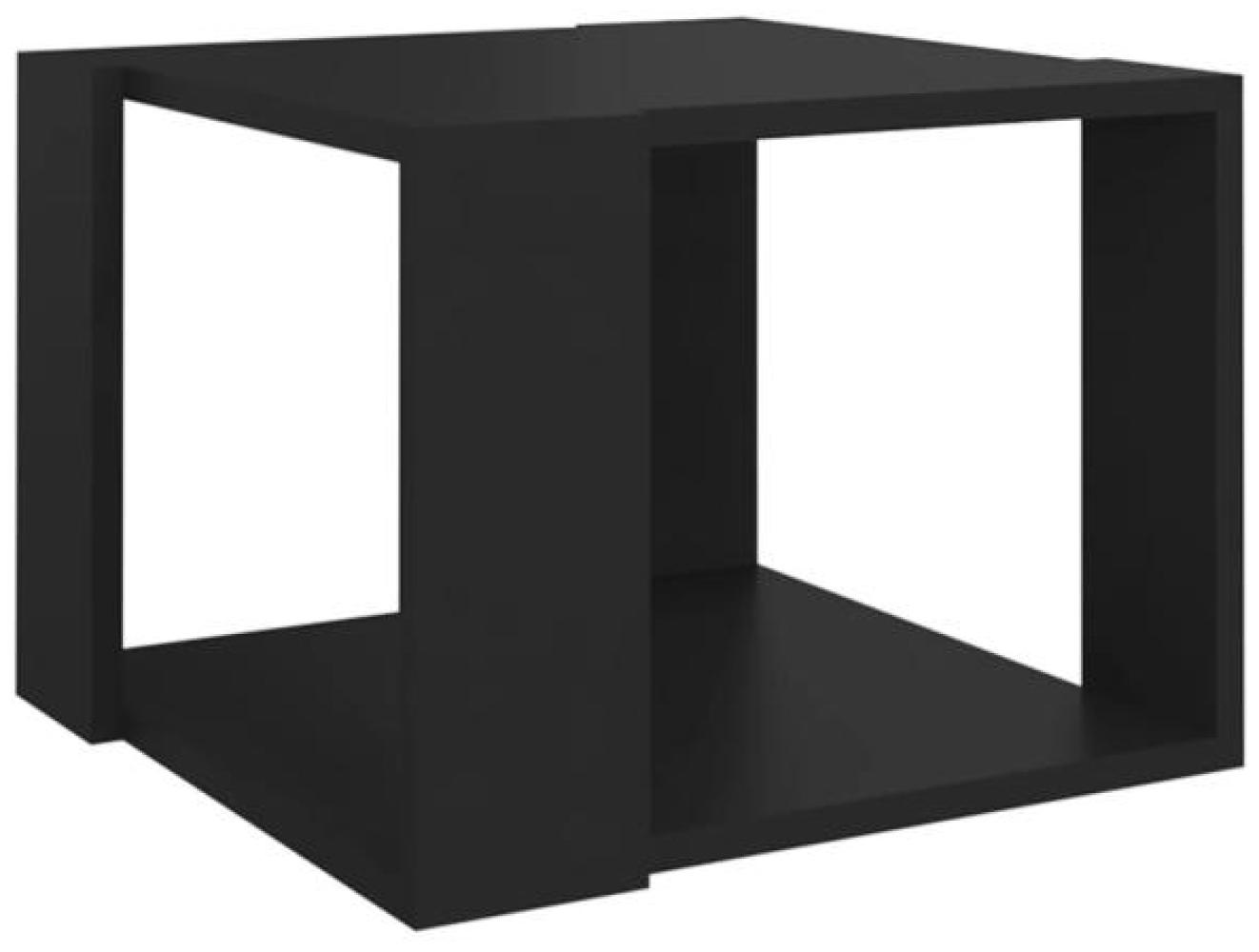 vidaXL Couchtisch Schwarz 40x40x30 cm Holzwerkstoff 806311 Bild 1