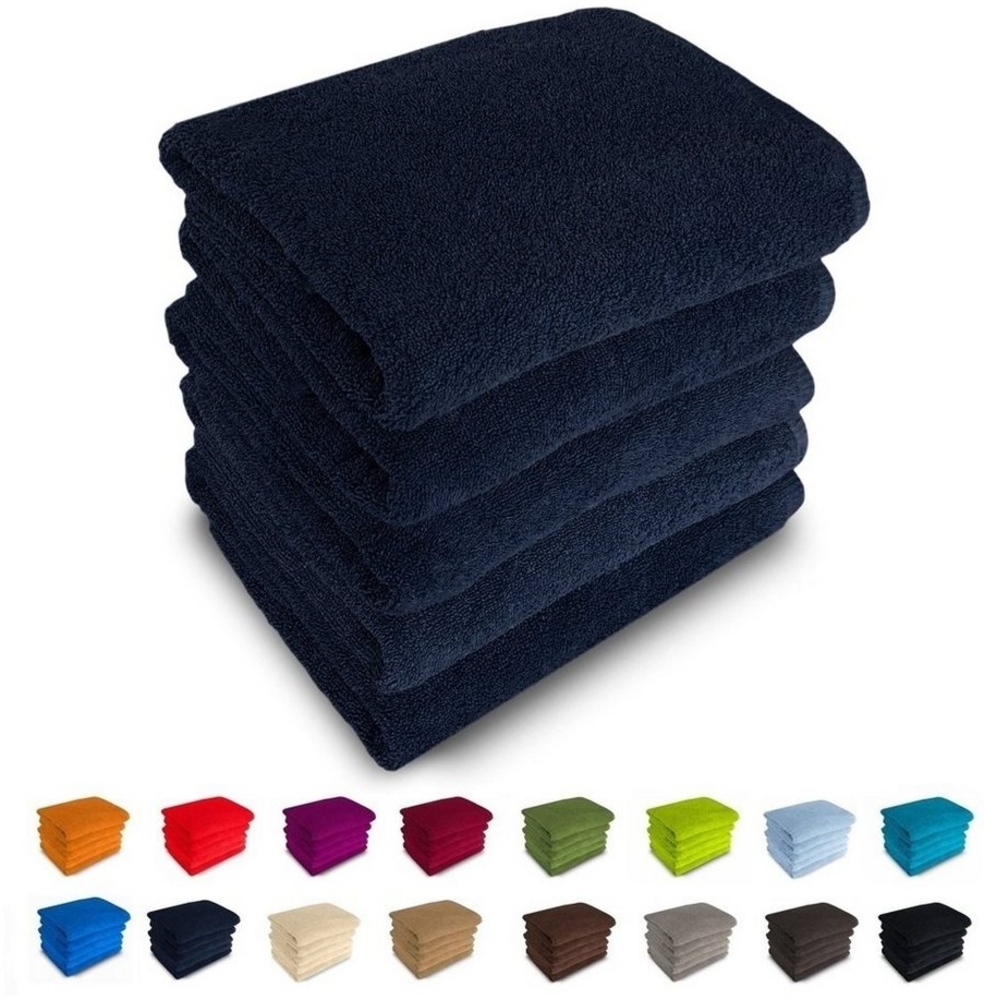 MatratzenL.A.B® Duschtücher 70x140 cm Rimini 500 g/m² Blauer Schwan®, 100% Baumwolle (Duschtücher), Badetücher, Frotee, 23 Farben, mit Aufhänger, einzeln verpackt Bild 1