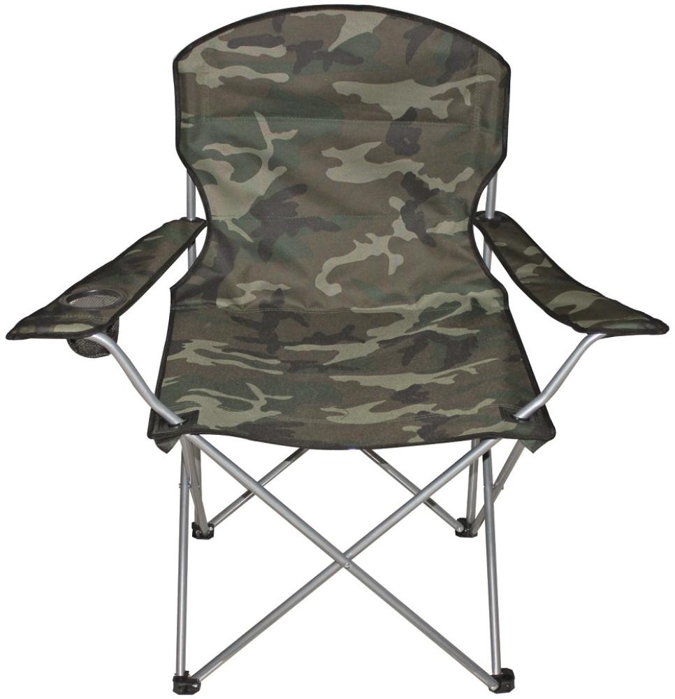 Comfort Campingsessel Gartenstuhl Festivalstuhl Strandstuhl Angelstuhl faltbar camouflage Bild 1