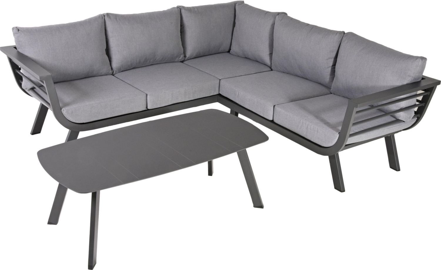 Garten Lounge-Gruppe Sitzgruppe AURELIA inkl. Auflagen und Tisch Bild 1