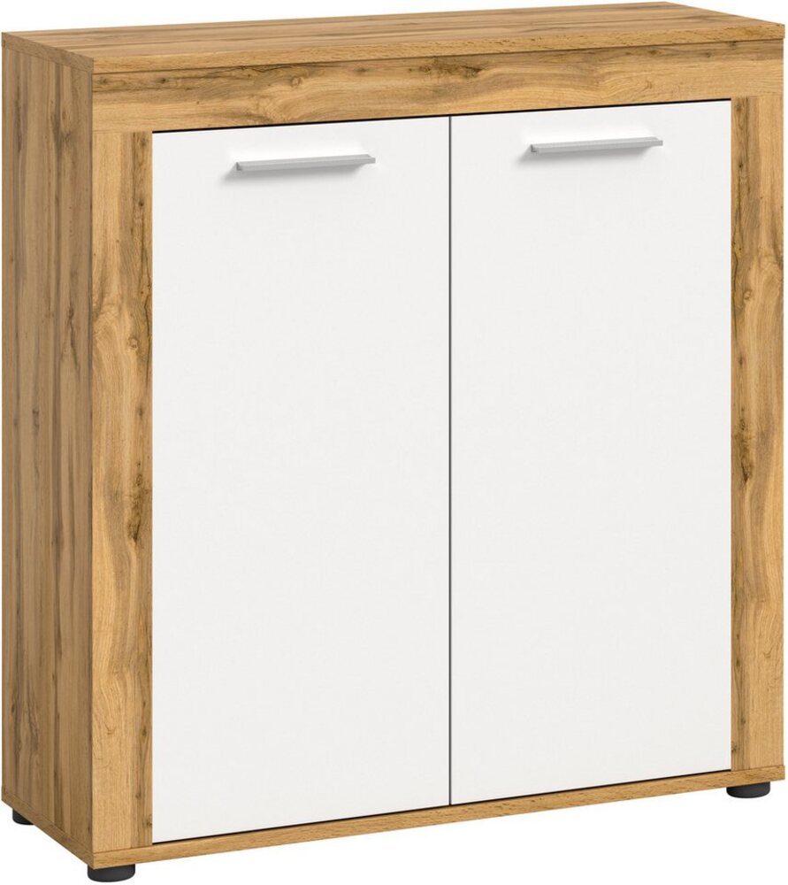 INOSIGN Highboard Aosta, Höhe 88 cm, in verschiedenen Farbausführungen, mit 2 Türen und 3 Fächern, Wohnzimmer, Kommode, Schrank Bild 1