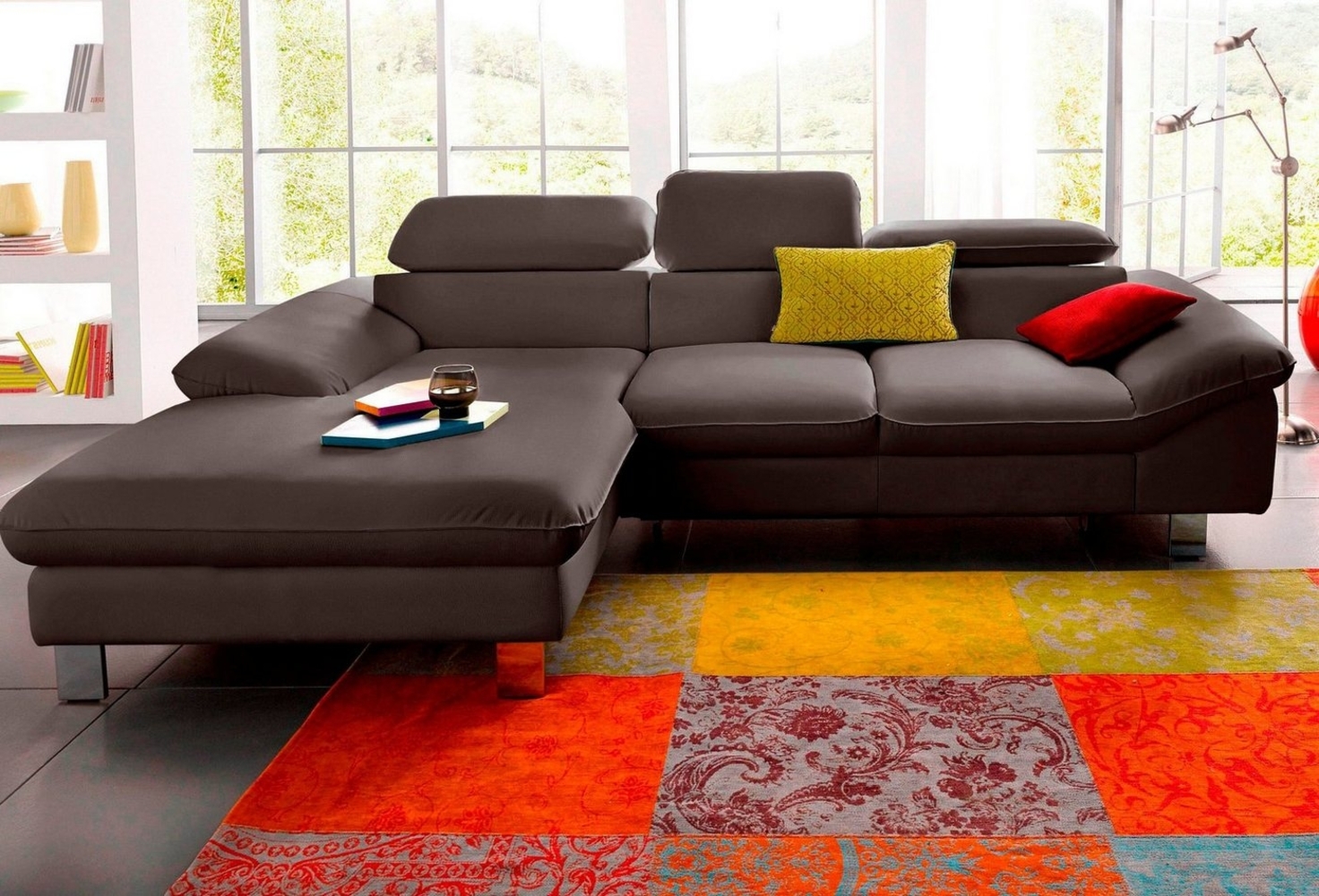 COTTA Ecksofa Driver L-Form, mit Kopfteilverstellung, wahlweise mit Bettfunktion und Bettkasten Bild 1