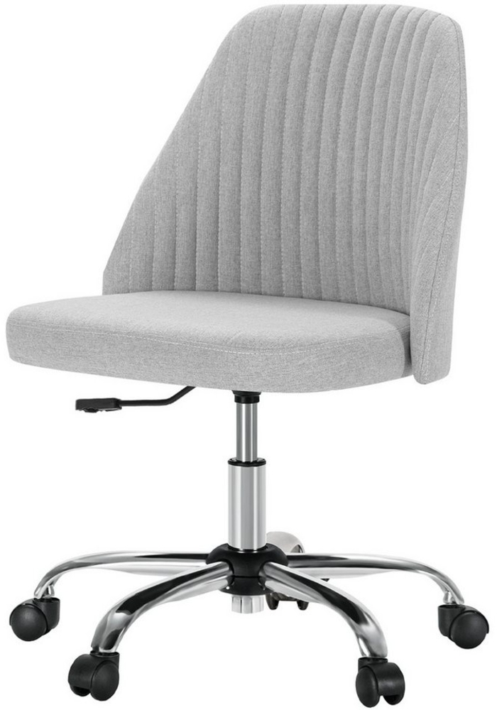 DUMOS Bürostuhl ergonomischer ohne Armlehnen Schreibtischstuhl office chair Drehstuhl, höhenverstellbarer Bürostuhl Bild 1