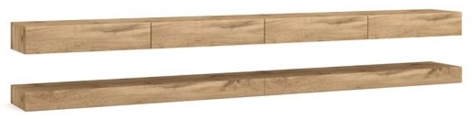 Lowboard Fly TV-Unterschrank 280 cm wotan eiche Grifflos Bild 1